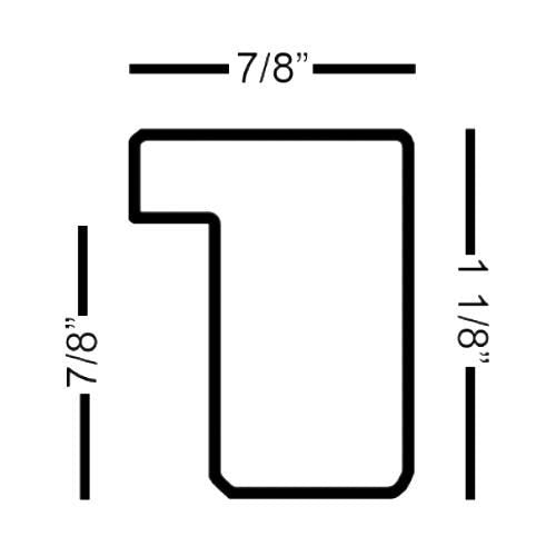 Natural Wood Picture Frame-Solid Wood in 4 colors. Includes Gallery Grade Plexiglass and Backing. Custom Sizes Available. Free Fast Shipping
