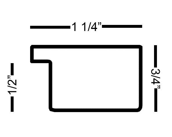 Gallery Matte White Picture Frame, Free Shipping. Thick Acrylic Plexiglass, Backing, and hanging hardware Included-Custom Sizes Option