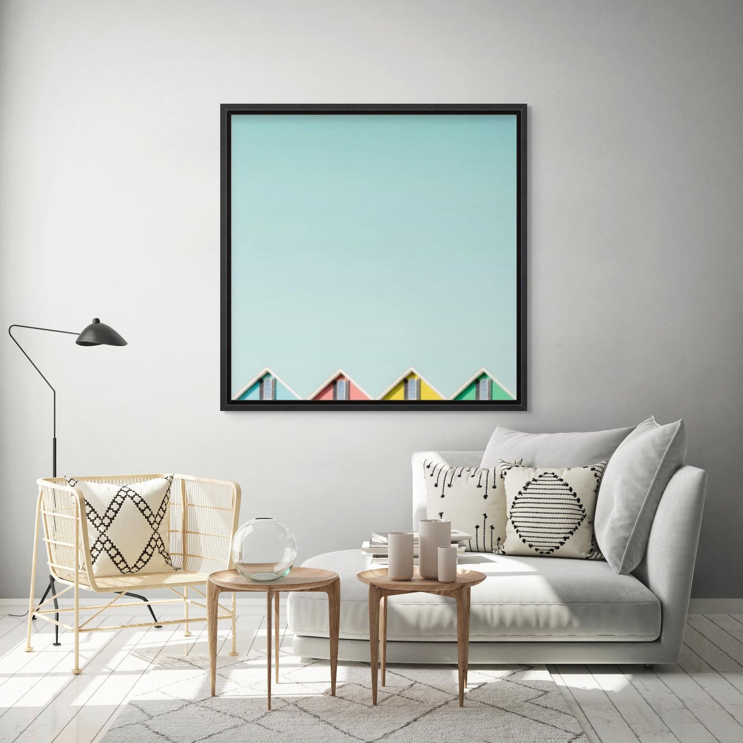 Affordable Canvas Floater Frames-Fits Canvas up to 1" Tall. Custom Sizes Available. 3 Colors. Hardware Incl. Free Fast Shipping. Made in USA