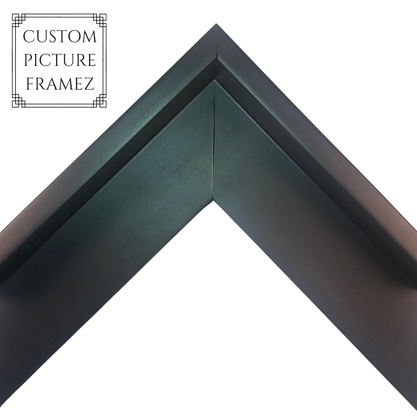 Black Canvas Floater Frame-Fits Canvas up to 1.5" Tall. Custom Sizes. Solid Wood Art Gallery Quality. Hardware Included. Free Shipping.