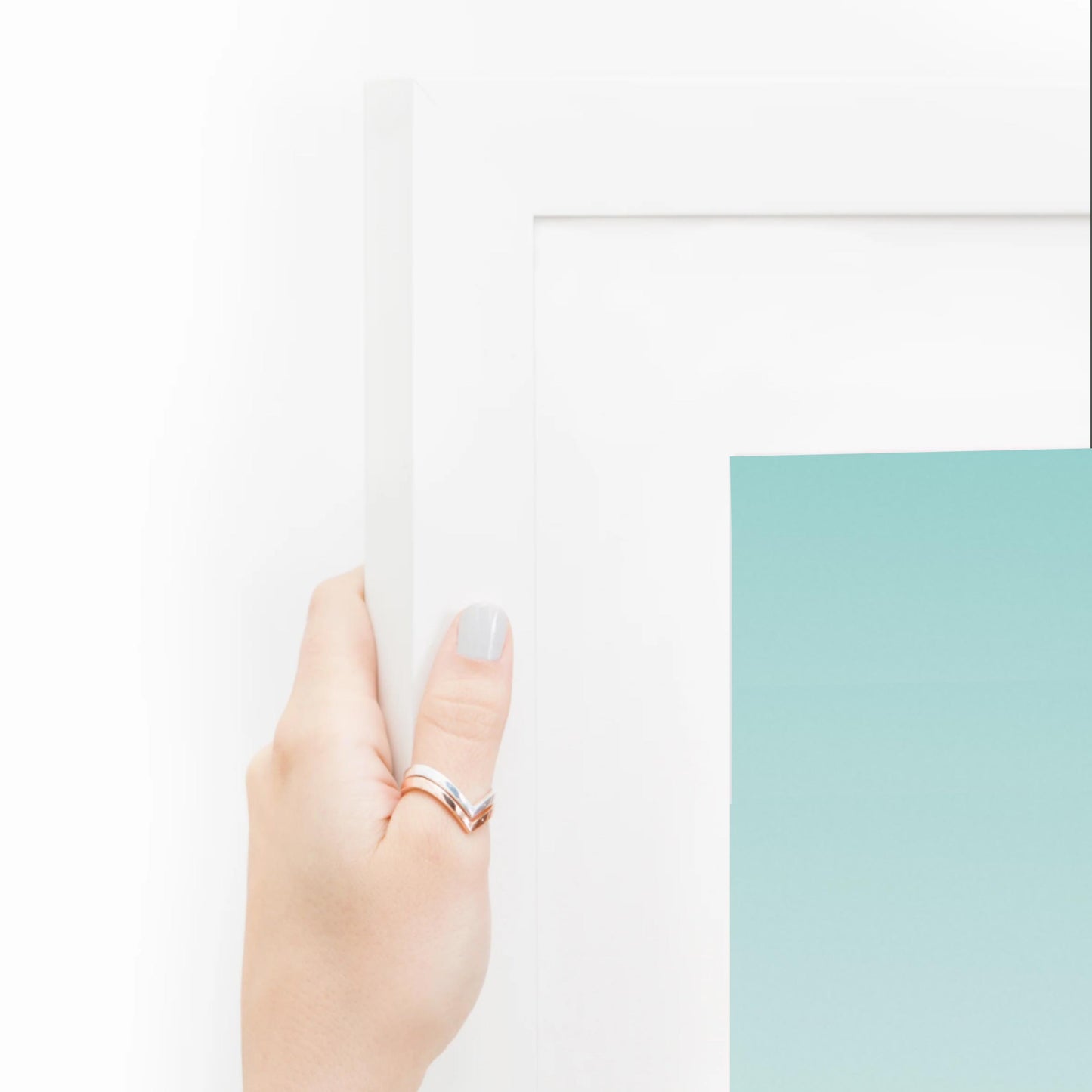 White Square Picture Frame Solid Wood. Custom Sizes Available Includes Acid Free Mat, Acrylic Plexiglass, & Foam Core Backing. Free Shipping