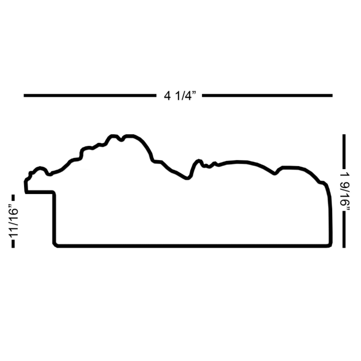 4-1/4" Wide Affordable Antique Ornate Gold Baroque Style Picture Frame. Custom Sizes Available. Plexiglass & Backing Option Available.