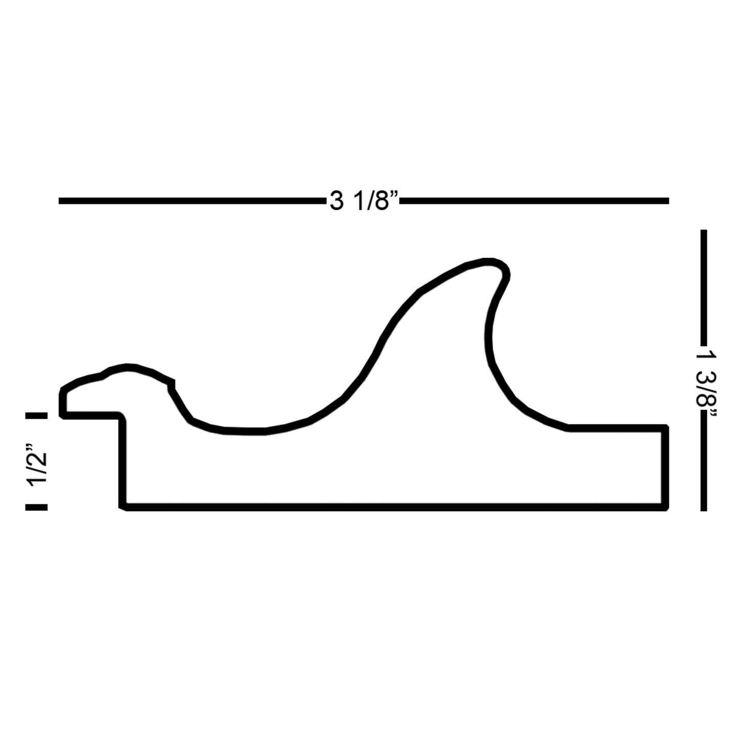 Affordable Antique Ornate Gold Baroque Style Picture Frame. 3" Wide. Custom Sizes Available. Plexi & Backing Option Available. Free Shipping