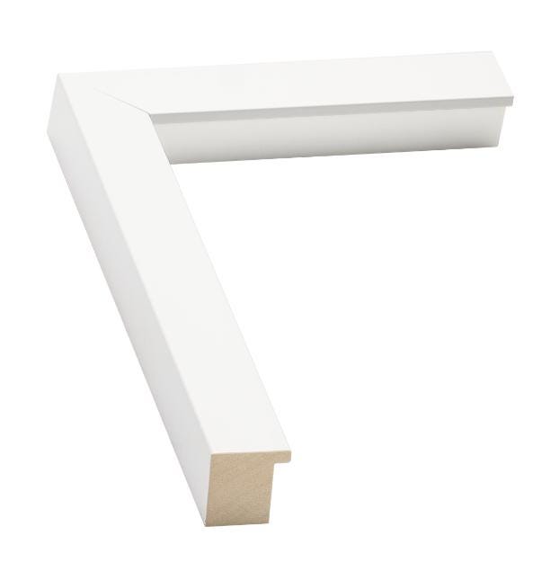 Gallery Flat Matte White Picture Frame, Free Shipping. Thick Acrylic Plexiglass, Backing, and hanging hardware Included-Custom Sizes Option