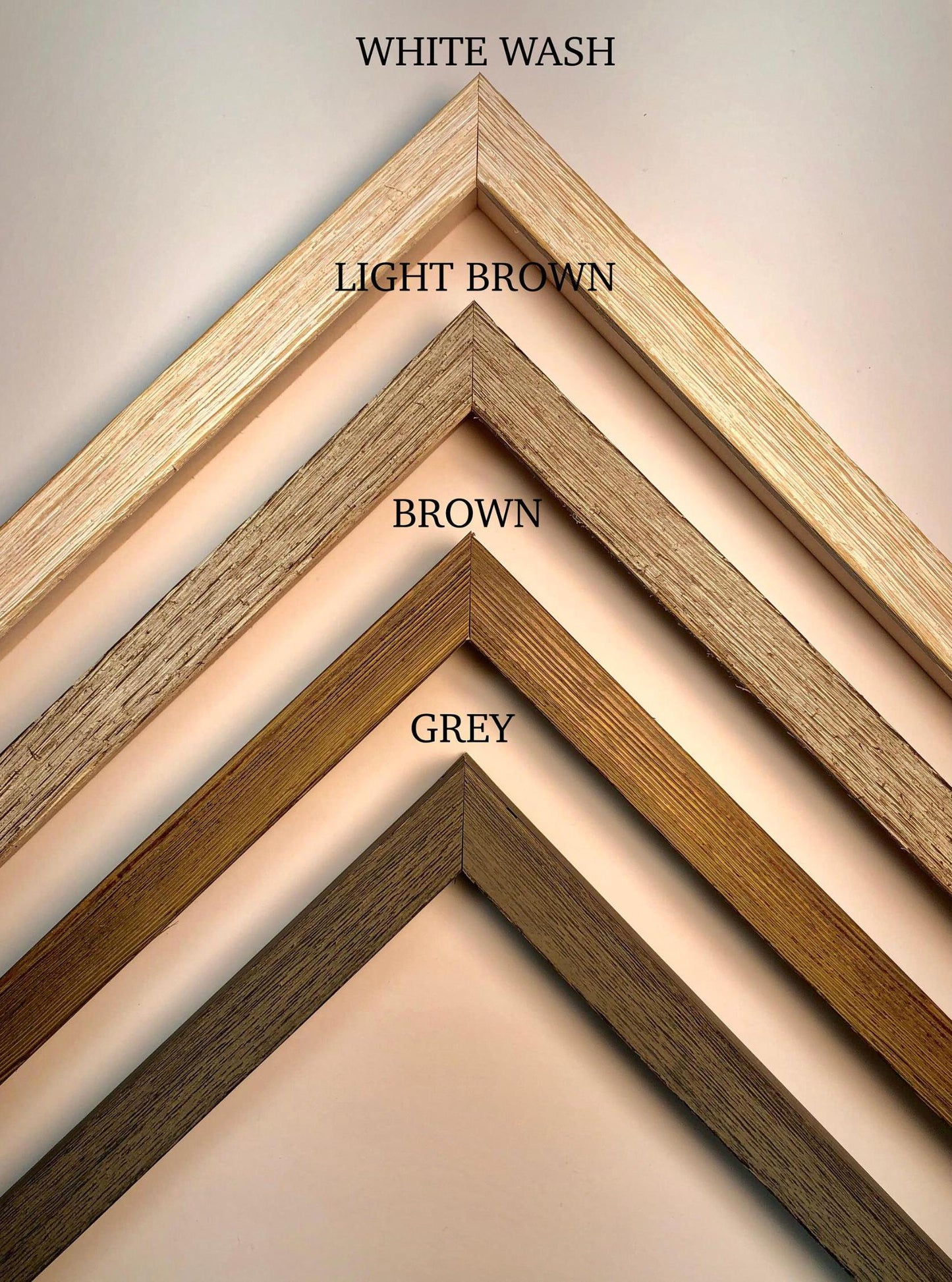 Drift Wood Beach House Picture Frame. Rustic Distressed Solid Wood. Custom Size. 4 Colors. Includes Plexiglass, Mat & Backing. Free Shipping