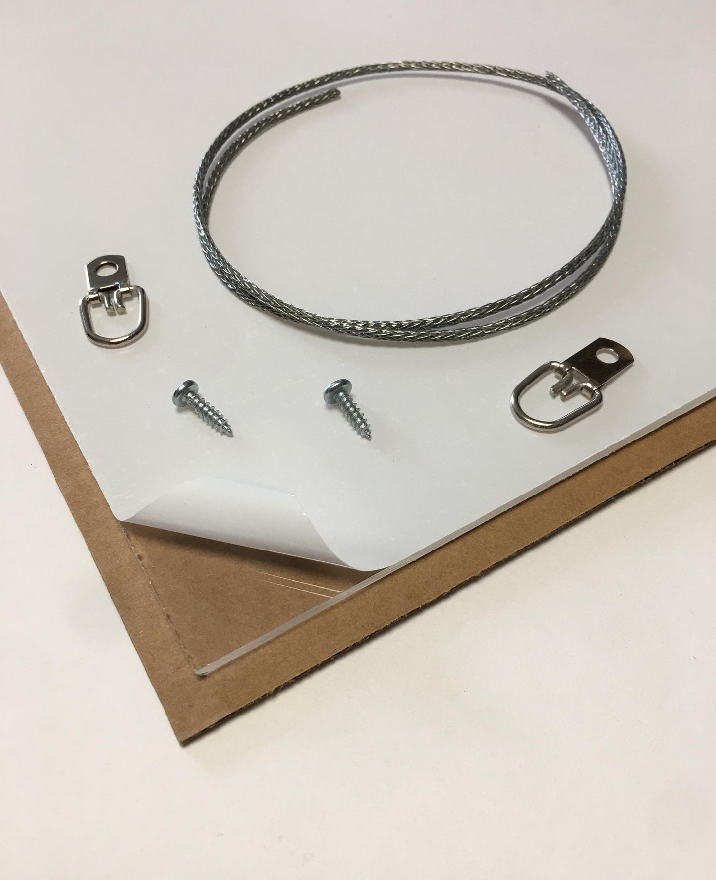 Gallery Matte White Picture Frame, Free Shipping. Thick Acrylic Plexiglass, Backing, and hanging hardware Included-Custom Sizes Option