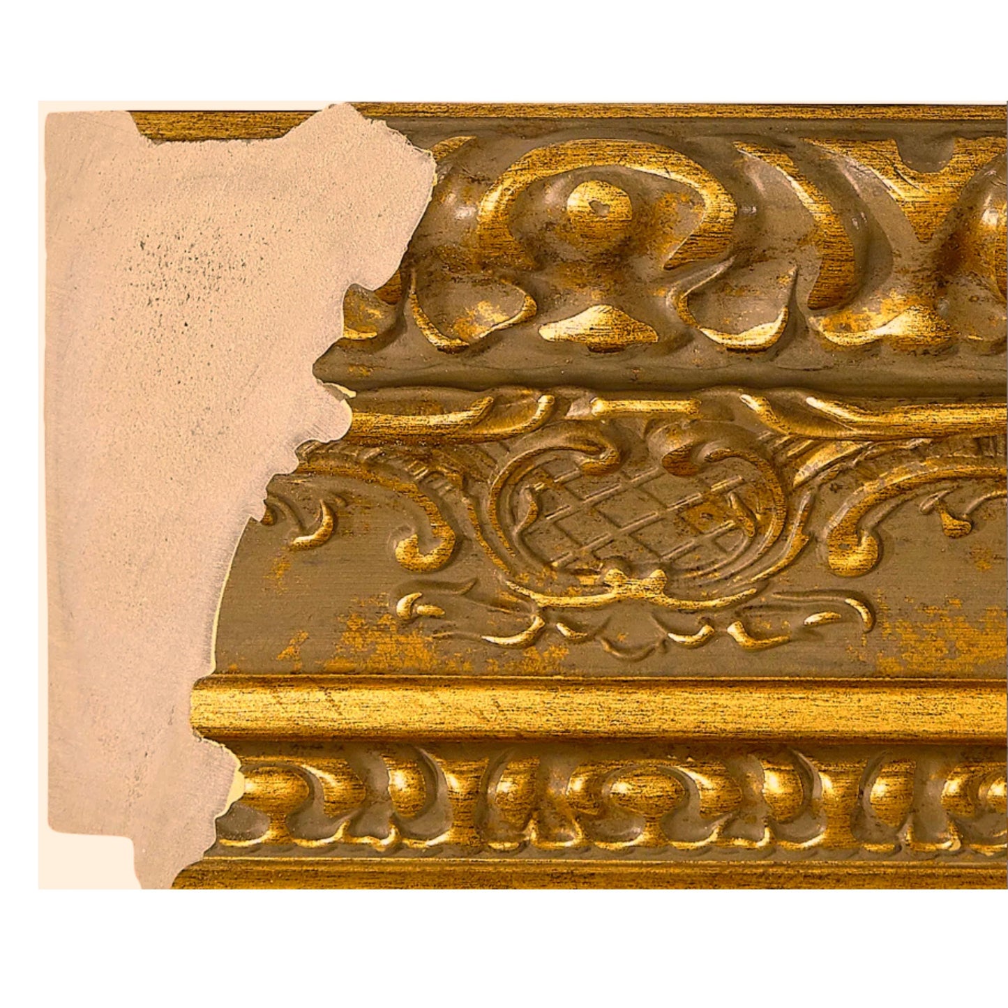 4" Wide Affordable Antique Ornate Gold Baroque Style Picture Frame. Custom Sizes Available. Plexiglass & Backing Option Available.