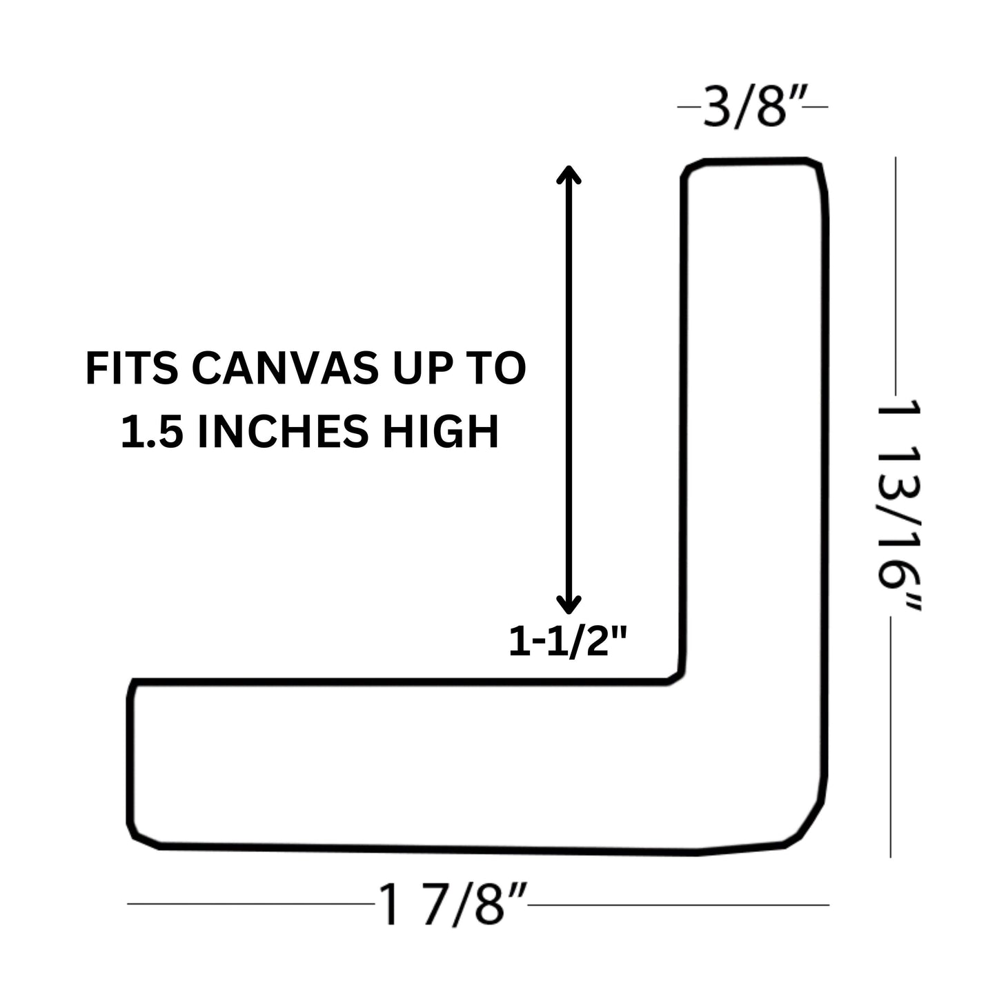 White Canvas Floater Frame-Fits Canvas up to 1.5" Tall. Custom Sizes. Solid Wood Art Gallery Quality. Hardware Included. Free Shipping.