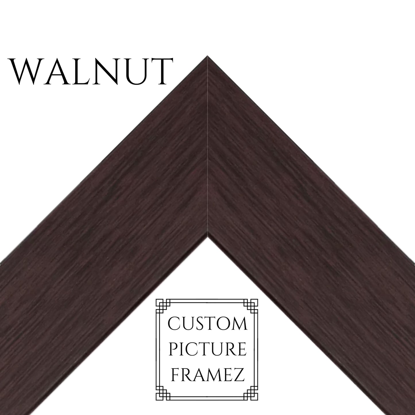 Solid Wood Custom Size Picture Frames. Quality 1" Wide. Any Size up to 24 x 36". Plexiglass & Backing Included. 5 Colors. Fast Free Shipping