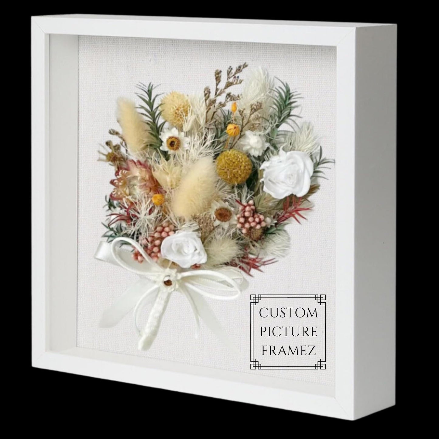 Deep Shadow Box Picture Frame 2-3/4" Tall. 5 Colors. Art Gallery Quality. Custom Sizes-Oversize-Includes Acrylic, Walls, & Backing. USA Made