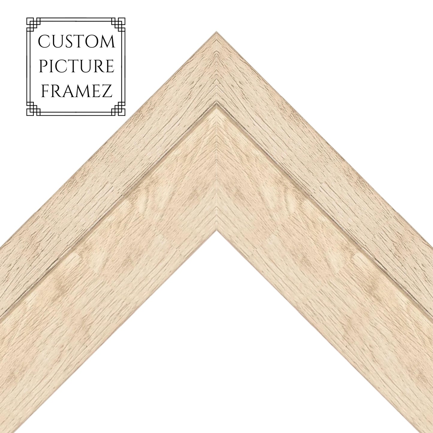 Affordable Light Oak Canvas Floater Frame-Fits Canvas up to 1-1/2" Tall. Custom Sizes Available. Hardware Incl. Free Fast Shipping. USA Made