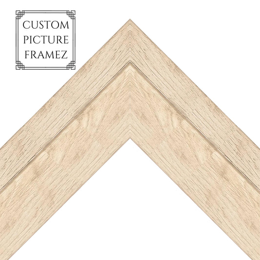 Affordable Light Oak Canvas Floater Frame-Fits Canvas up to 1-1/2" Tall. Custom Sizes Available. Hardware Incl. Free Fast Shipping. USA Made