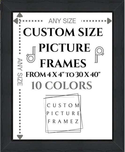 Great Price! Made to Measure Custom Picture Frames. 10 Colors. Includes Plexiglass, Backing & Hanging Hardware. Fast Free Shipping.Oversized